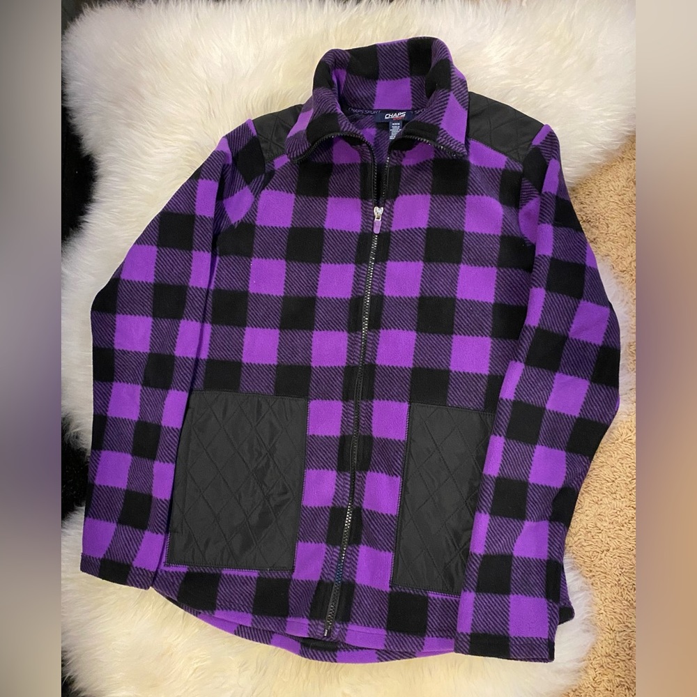 Women's NWOT Chaps Fleece Size Medium Jacket